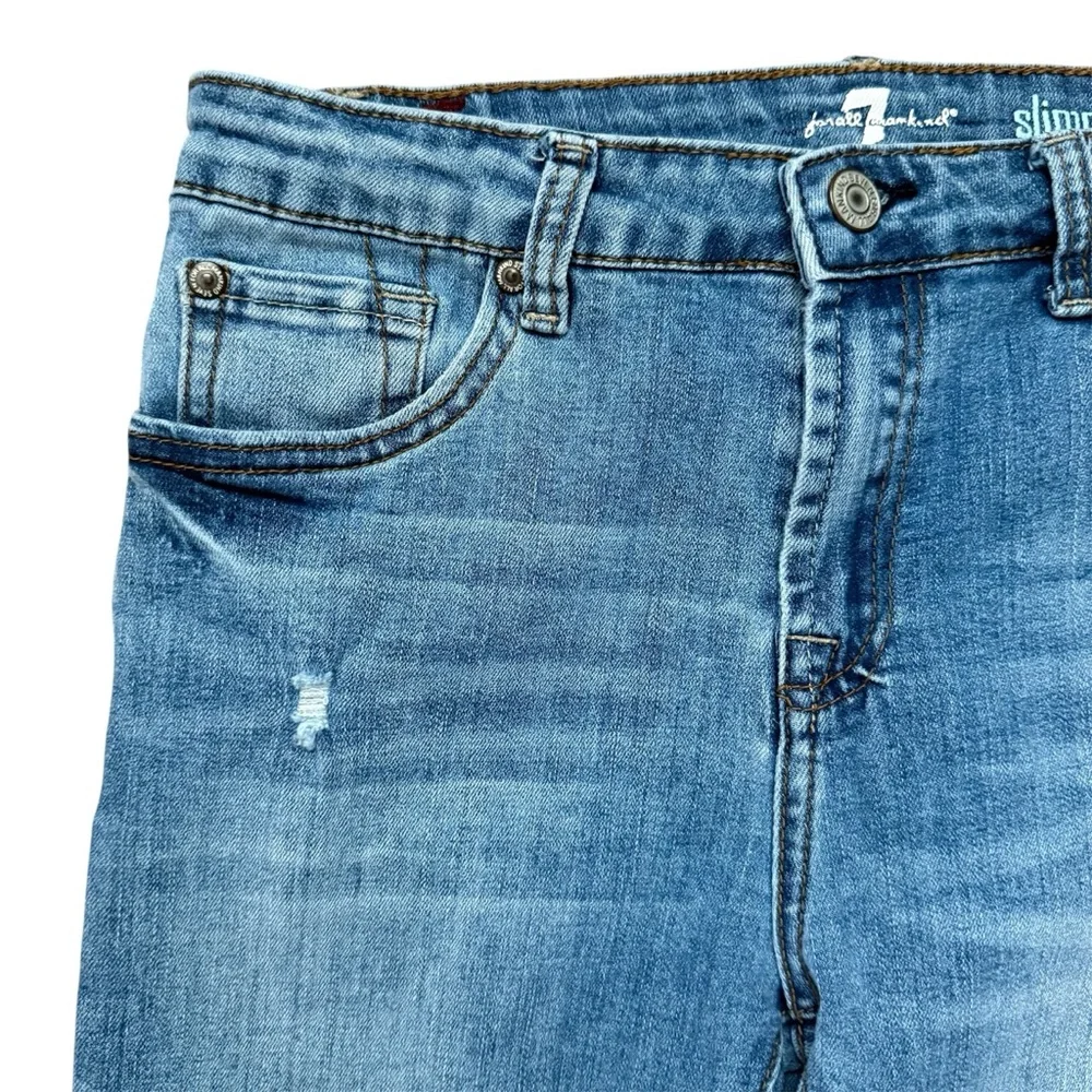 7 For All Mankind Slimmy Skinny Jeans Girls Size 14 Like New